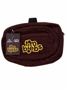 Justin Bieber Brown Corduroy Crossbody Bag with Original Tag
